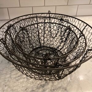 World Market wire net 3 tier hanging fruit basket